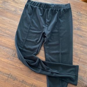 GIRLS LG black leggings Love, fire